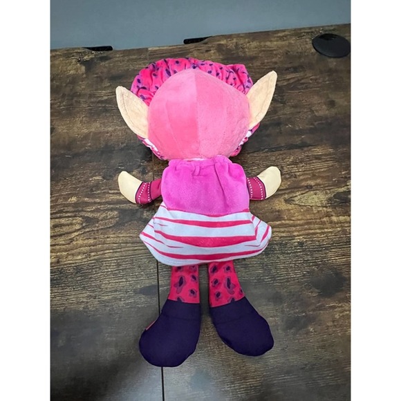 FlipZee Troll Pretty Pink 2 In 1 Plush - Picture 4 of 6